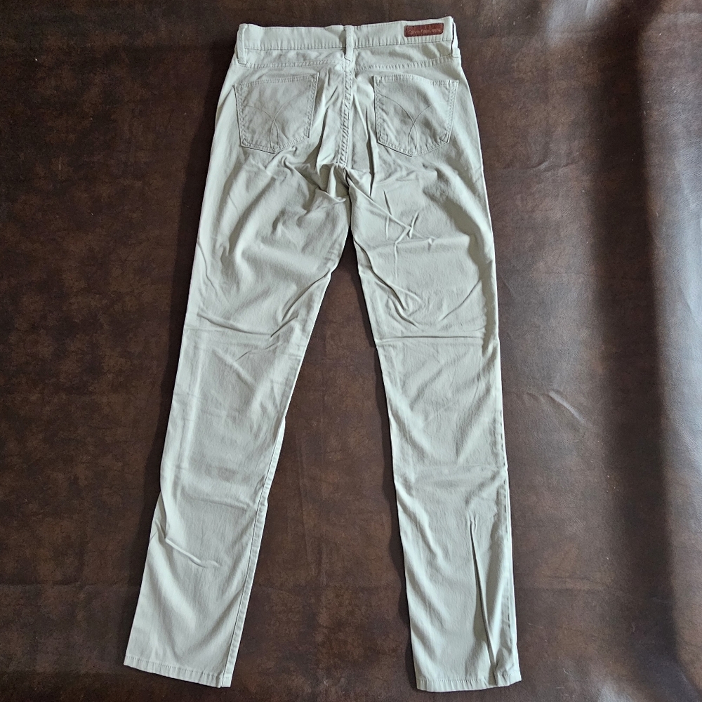 Calvin Klein Women's Light Beige Pants, Size 29/8